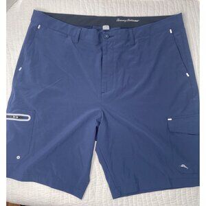 Tommy Bahama Island Zone Performance Blue Shorts SZ 40 Pockets